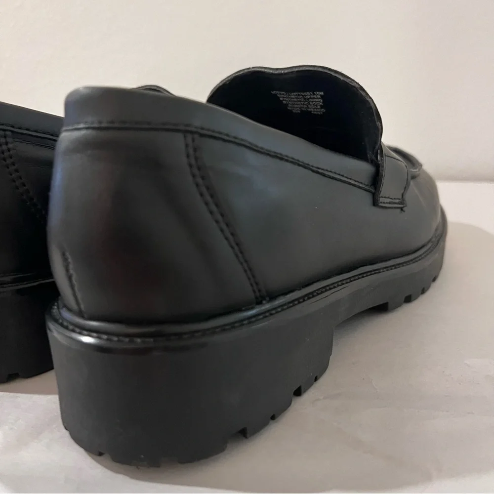 Steve Madden Black Loafers Size 10 - Picture 7 of 12